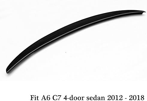 C7 spojler S6 stil karbonskih vlakana zadnji čizmu usne spojler za Audi A6 2012-2018