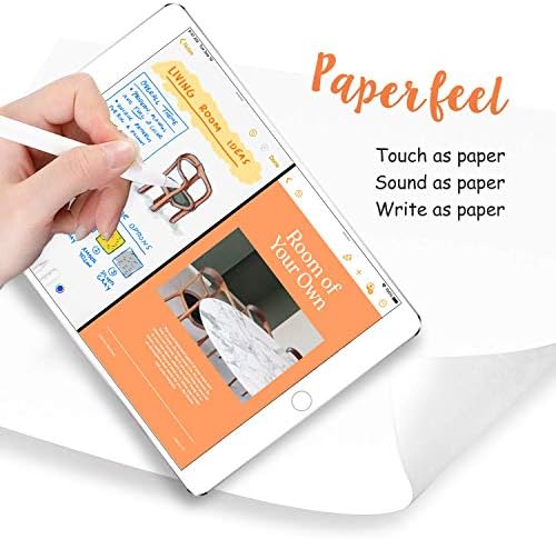 BERSEM [2 PACK] Paperfeel Ekran zaštitnika u Skladu sa iPad Zrak 4 Generacije (10.9 cm, 2020) / iPad Pro